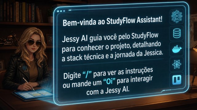 StudyFlow Bot - tela de boas vindas