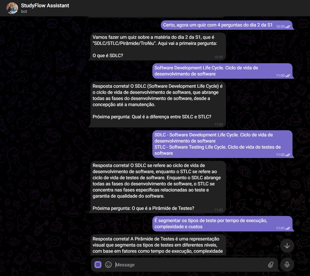 StudyFlow Bot - conversa no Telegram